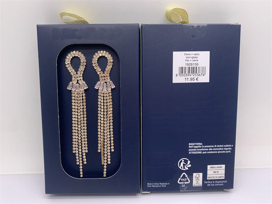 Joyería de moda recubierta de oro Aretes prácticos de usos múltiples