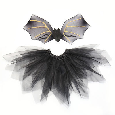 Accesorios para la cabeza de Halloween Negro Clip de murciélago Durable Ligero
