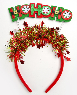 Práctica mujer de Año Nuevo de pelo banda, Multipurpose Xmas Head Band