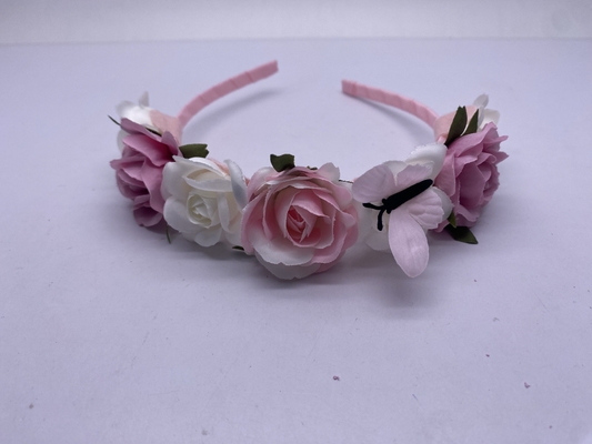 Accesorios para el cabello de flores de múltiples escenas Banda de cabello Material de tela elástico