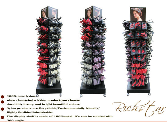 Tiendas de venta al por menor Accesorios para el cabello Ganchos de exhibición de pie libre Durable