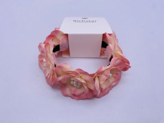 Accesorio de pelo de flores elegante práctico elástico multicolor