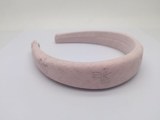 Atractiva corbata de tejido rosado súper suave para mujeres