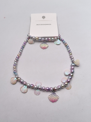 Collar de cuentas de conchas para mujeres