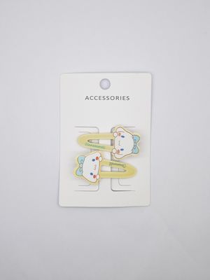 Clip de pelo de personaje de dibujos animados para niños Accesorio de pelo de temporada de primavera