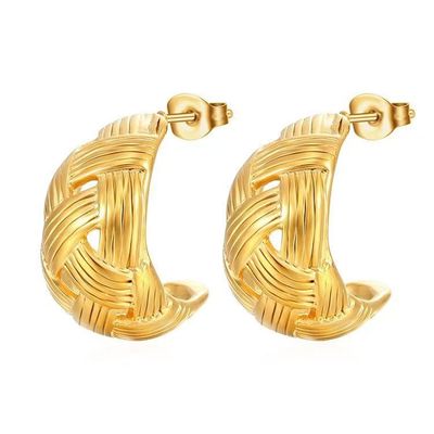 Abstracción Vintage Los pendientes de oro y plata estilo clásico Joyería de moda los pendientes