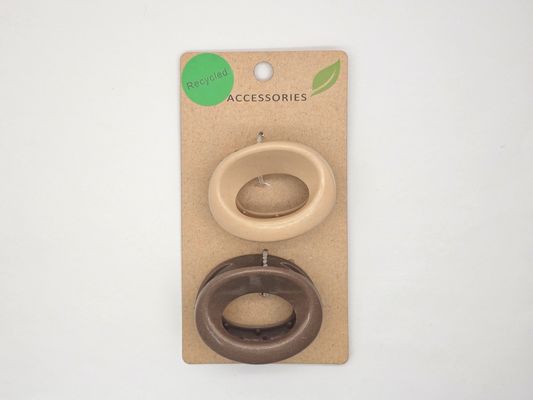 Varias formas Reciclados Clip de garras de plástico para el cabello Eco amigable biodegradable Diferente color