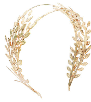 Delicada correa de oro para el cabello para el uso diario de las mujeres o en ocasiones especiales