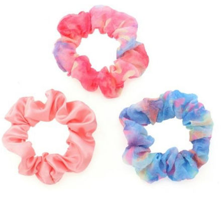 Coloridos Scrunchies para Niñas con diseños y patrones adaptados a sus necesidades