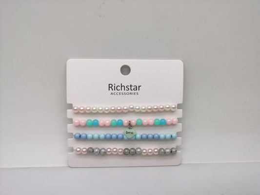 Varias formas de moda elegante pulsera de cuentas para niños ocasión de cumpleaños