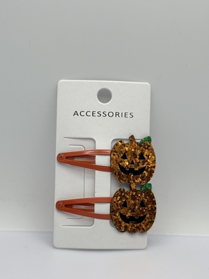 Madera de Halloween dos paquetes de clips para el cabello perfectos para la ocasión de Pascua