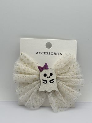 Varios diseños de clips de pelo Ghost Bow para la colección de Halloween All Season