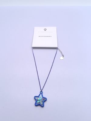 Collar con estrella brillante personalizable para niños. Elige entre varios estilos