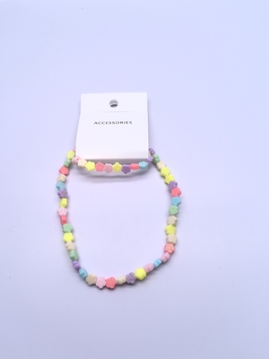 Collar de estrellas de plástico de colores para niños de varias formas perfecto para las celebraciones de cumpleaños