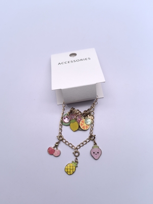 Cadenas de frutas múltiples Collar de joyas para niños Personalizables y adorables