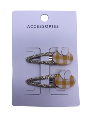 Flores de animales personalizadas para niños clip de pelo BB niña linda adorable clip de pelo de abeja amarillo