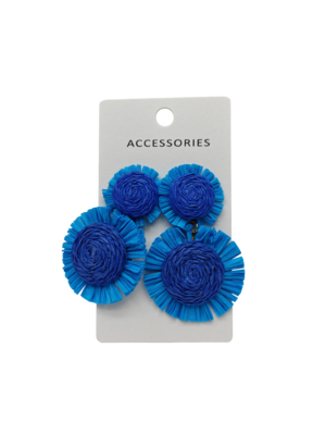 Rincones bohemios de tejido floral para mujeres - aleación de oro y plata