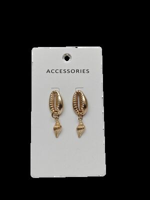 Custom ODM OEM 2025 New Wholesale Fashion Summer Beach Cowrie Shell Jewelry Pearl Earring Set for Women