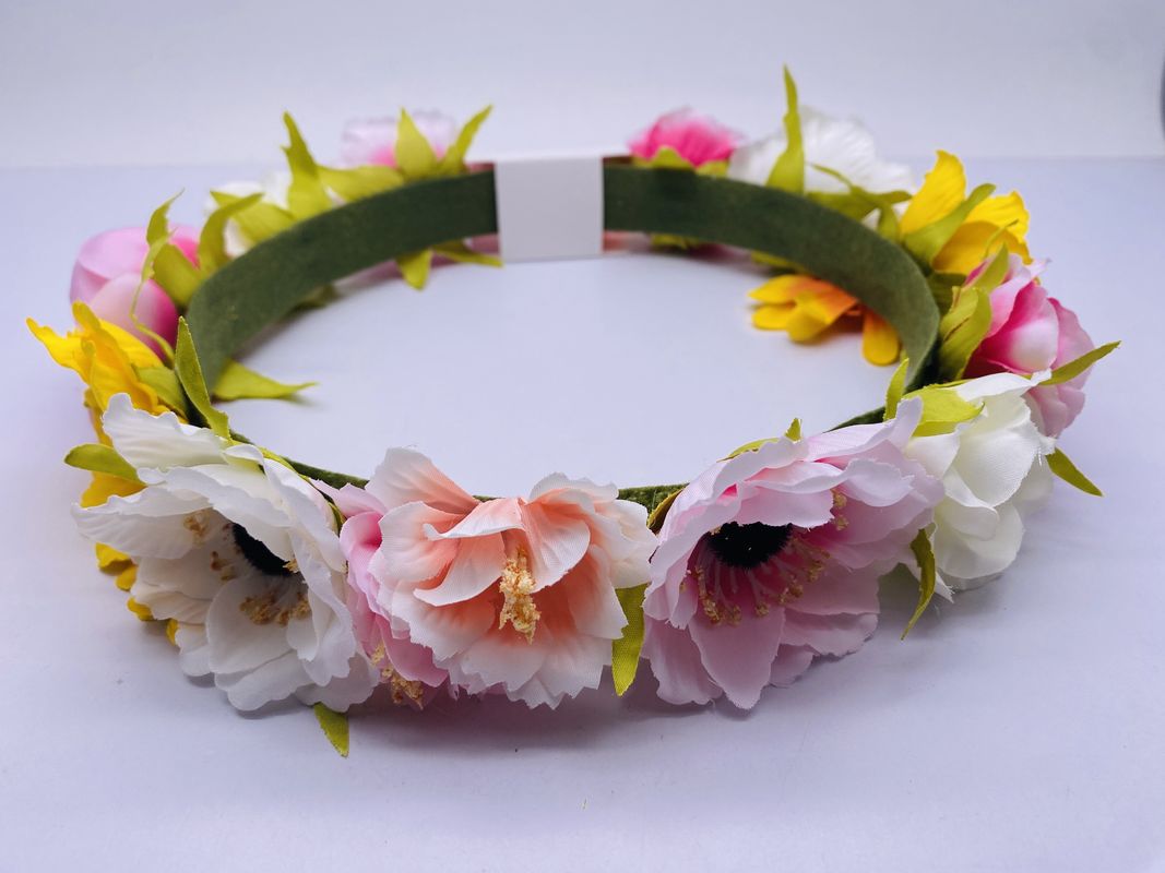 Niñas Cabello de flores elástico Accesorio de la cabeza Banda multicolor Durable