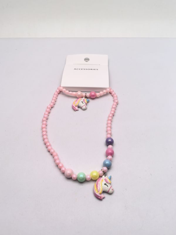 Collar de perlas de moda y colorido para niños adaptado a sus necesidades