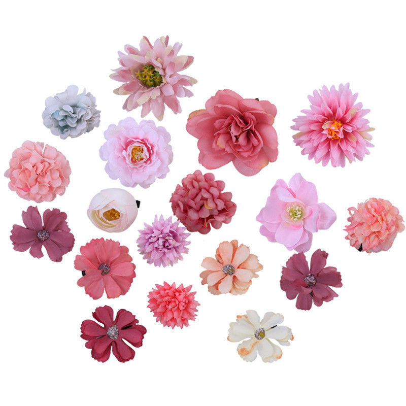 Clip de pelo de flores duraderos para cualquier atuendo con varios colores