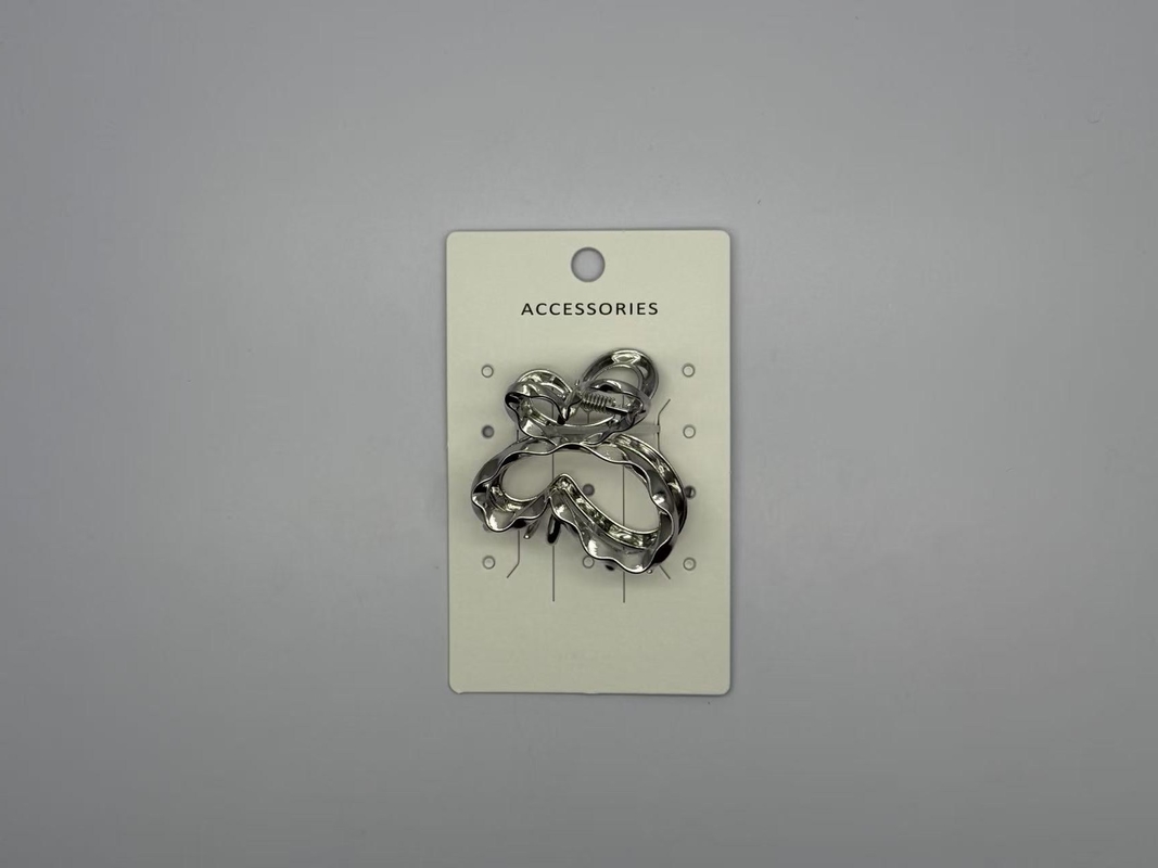 Clip de garra de pelo de plata de uso múltiple en diseño versátil y ligero para varias formas