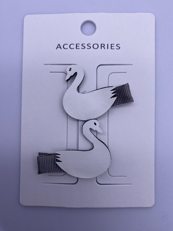 Muchas ocasiones 2 paquetes de clips de pelo de cisne para niños con varios colores