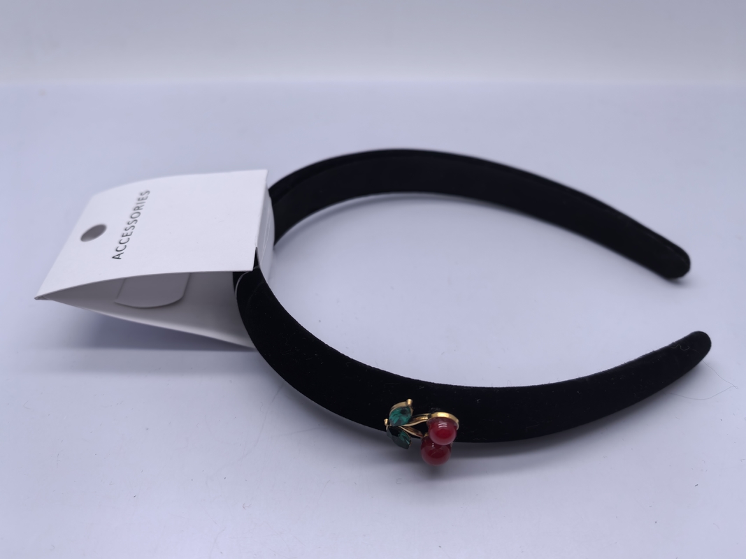 Banda de pelo de tela con accesorio de cereza en varios colores Estilo Accesorios para el cabello Oportunidad Oportunidades diversas