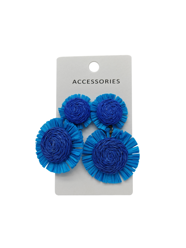 Rincones bohemios de tejido floral para mujeres - aleación de oro y plata