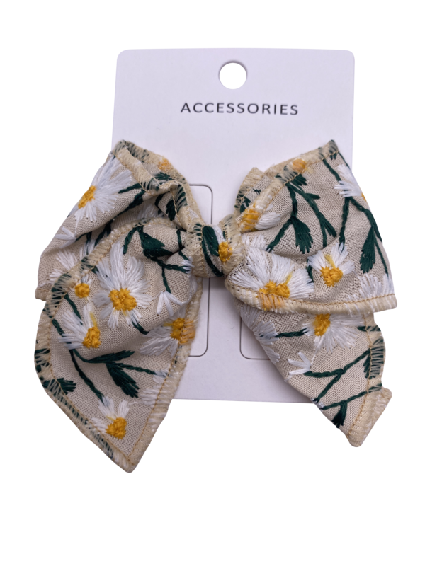 Lazos para el cabello de niña hechos a mano personalizados con cierre de clip